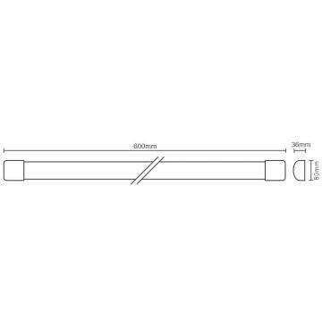 Luz LED regulable bajo el mueble de cocina con sensor LED/20W/230V 4000K IP40