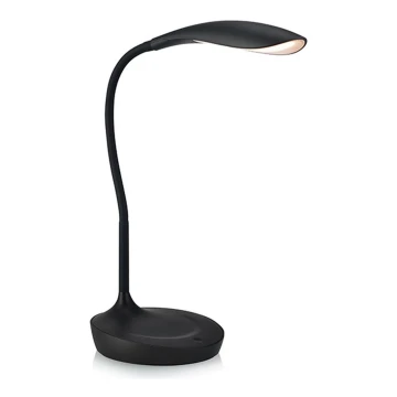 Markslöjd 106094 - LED Lámpara de mesa regulable con USB SWAN LED/4,6W/230V