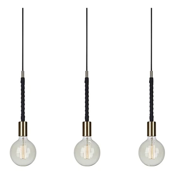 Markslöjd 106708 - Lámpara suspendida con alambre SEDLO 3xE27/60W/230V