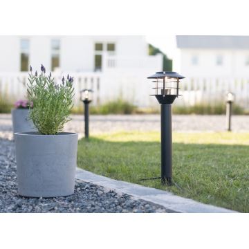 Markslöjd 107290 - Lámpara LED de exterior GARDEN 24 LED/3W/24V 45 cm IP44 negro