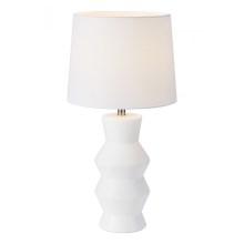 Markslöjd 108448 - Lámpara de mesa SIENNA 1xE27/40W/230V blanco