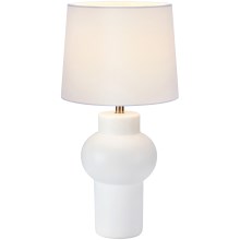 Markslöjd 108450 - Lámpara de mesa SHAPE 1xE27/40W/230V blanco
