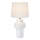 Markslöjd 108450 - Lámpara de mesa SHAPE 1xE27/40W/230V blanco