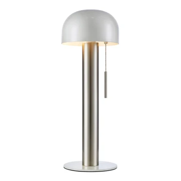 Markslöjd 108577 - Lámpara de mesa COSTA 2xG9/18W/230V blanco/cromo mate