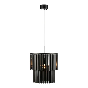 Markslöjd 108581 - Lámpara colgante VIENTO 1xE27/40W/230V negro