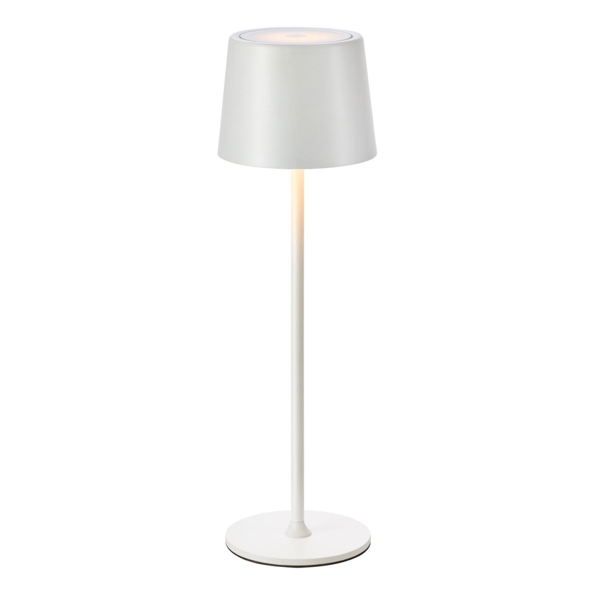 Markslöjd 108654 - Lámpara LED recargable y regulable FIORE LED/2W/5V IP44 38 cm blanco