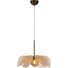Markslöjd 108659 - Lámpara colgante STYRKA 1xE27/40W/230V diá. 63 cm beige