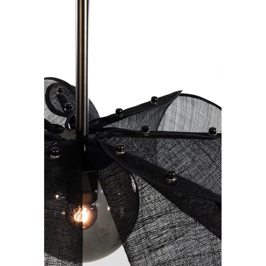 Markslöjd 108660 - Lámpara colgante STYRKA 1xE27/40W/230V diá. 63 cm negro