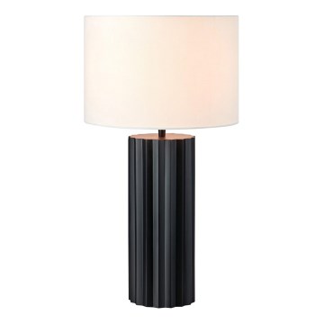 Markslöjd 108670 - Lámpara de mesa HASHIRA 1xE27/40W/230V blanco/negro