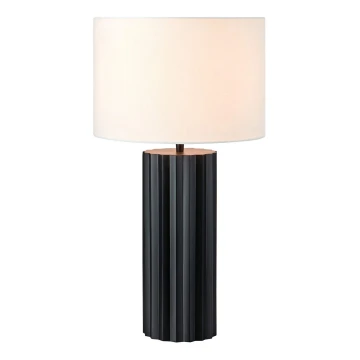 Markslöjd 108670 - Lámpara de mesa HASHIRA 1xE27/40W/230V blanco/negro
