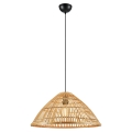 Markslöjd 108673 - Lámpara colgante CAPELLO 1xE27/40W/230V beige/bambú