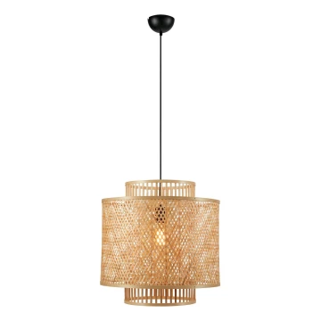 Markslöjd 108675 - Lámpara colgante STRATI 1xE27/40W/230V beige/bambú