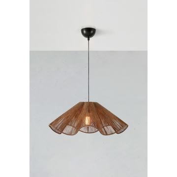 Markslöjd 108681 - Lámpara colgante NAMI 1xE27/40W/230V marrón