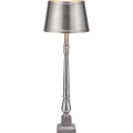 Markslöjd 108775 - Lámpara de mesa METALLO 1xE27/40W/230V cromo mate