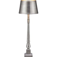 Markslöjd 108775 - Lámpara de mesa METALLO 1xE27/40W/230V cromo mate