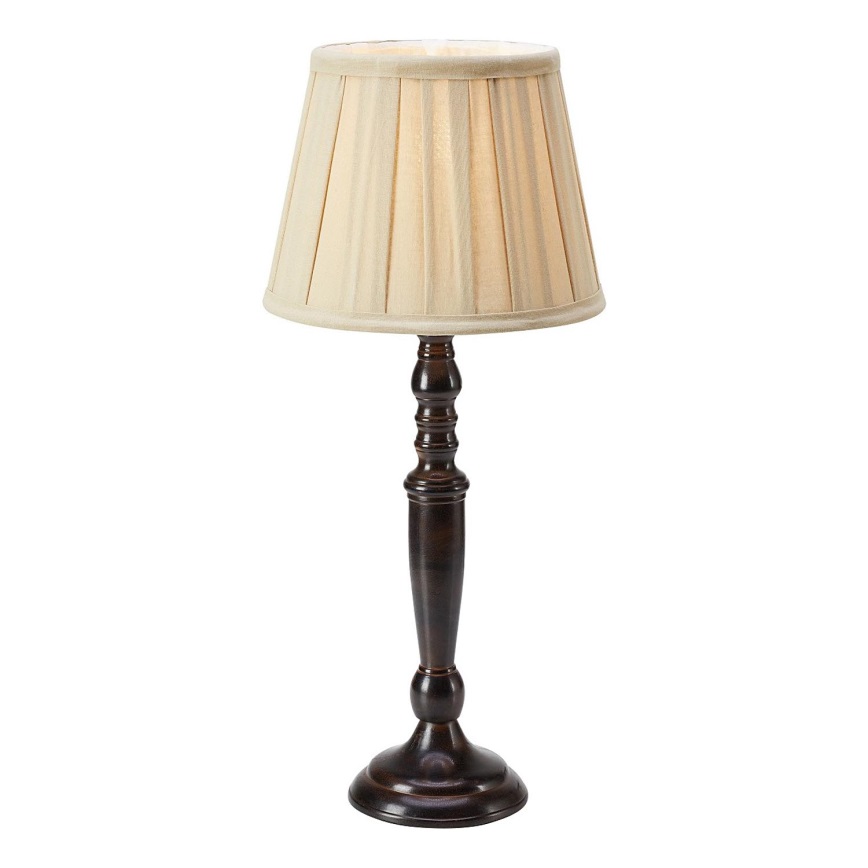 Markslöjd 108776 - Lámpara de mesa CHOCOLAT 1xE27/40W/230V marrón/beige