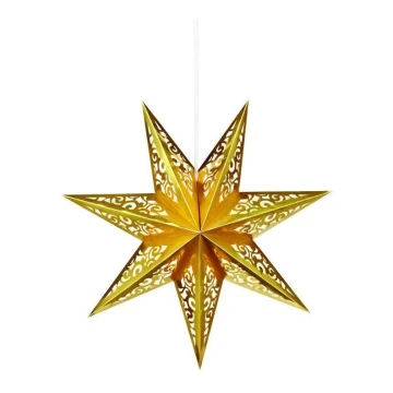 Markslöjd 702830 - Decoración de Navidad SATURNUS 1xE14/25W/230V d. 45 cm dorado