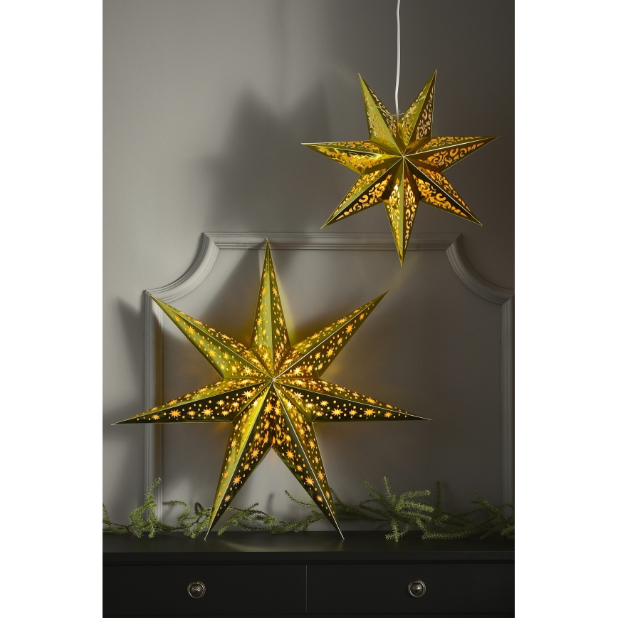 Markslöjd 702830 - Decoración de Navidad SATURNUS 1xE14/25W/230V d. 45 cm dorado