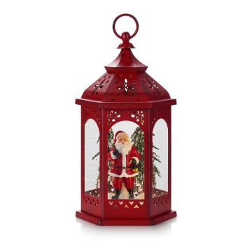 Markslöjd 704975 - LED Decoración navideña ROLF LED/3xAA linterna roja