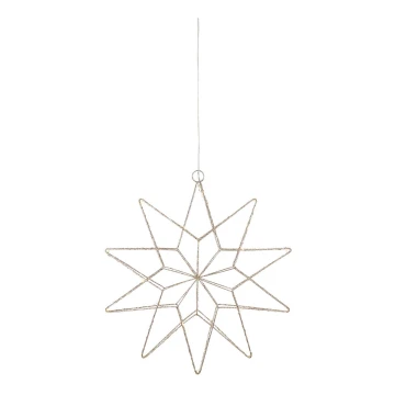 Markslöjd 705751 - Decoración de navidad LED GLEAM LED/0,6W/3xAA dorado