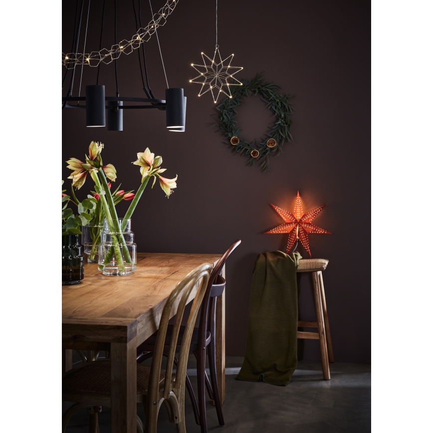 Markslöjd 705751 - Decoración de navidad LED GLEAM LED/0,6W/3xAA dorado