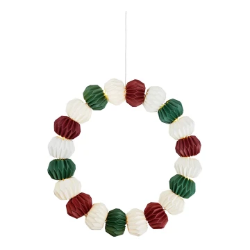 Markslöjd 705815 - Decoración de Navidad LED TUBBY LED/0,6W/3xAA blanco/verde/rojo