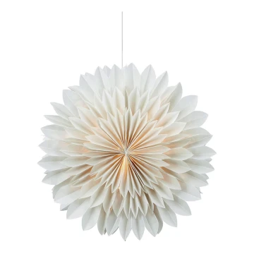 Markslöjd 705841 - Decoración de Navidad SOLINA 1xE14/25W/230V Ø 60 cm blanco