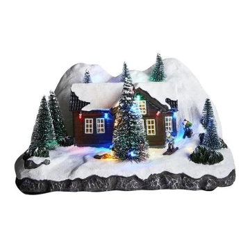 Markslöjd 705899 - Decoración de navidad LED VEMDALEN LED/0,69W/3xAA multicolor