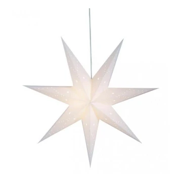 Markslöjd 8101,400 - Decoración de Navidad SATURNUS 1xE14/25W/230V diámetro 75 cm blanco