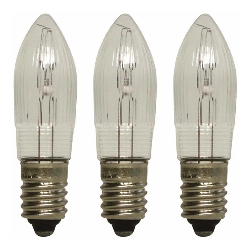 Markslöjd 8264 - SET 3x Bombilla de Navidad TOPPLAMPA E10/3W/55V