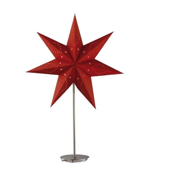 Markslöjd 8813,130 - Decoración de Navidad SATURNUS 1xE14/25W/230V 69 cm rojo