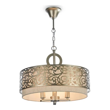 Maytoni H260-03-N - Lámpara colgante con cadena VENERA 3xE14/40W/230V