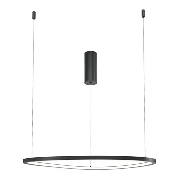 Maytoni MOD072PL-L28B3K1 - Lámpara LED colgante GLINT LED/24W/230V negro diá. 60 cm