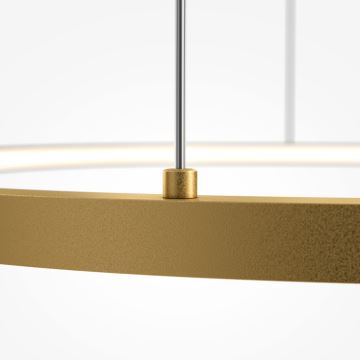 Maytoni MOD072PL-L36BSK1 - Lámpara LED colgante GLINT LED/36W/230V dorado diá. 80 cm