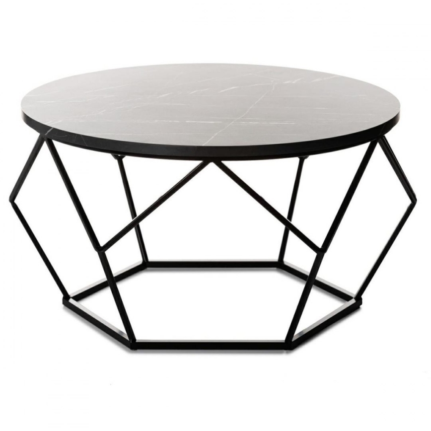 Mesa de centro MARMUR 40x70 cm negro