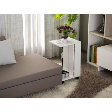 Mesa plegable SAH 67,2x45 cm blanco