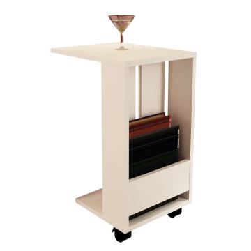 Mesa plegable SAH 67,2x45 cm blanco