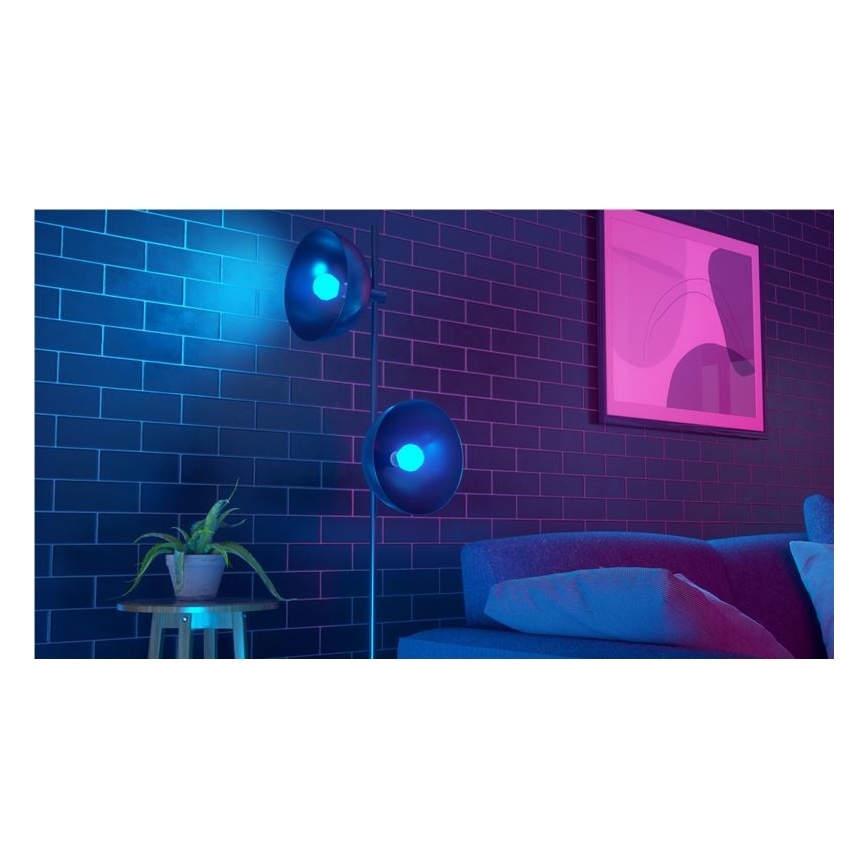 Bombilla LED RGBW regulable ESSENTIALS A60 E27/8,5W/230V CRI90 2700-6500K Wi-Fi - Nanoleaf