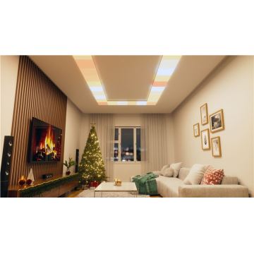 Nanoleaf - SET 3x Plafón regulable RGBW SKYLIGHT 1xLED/18W/230V + 2xLED/16W/230V 2700-6500K Wi-Fi