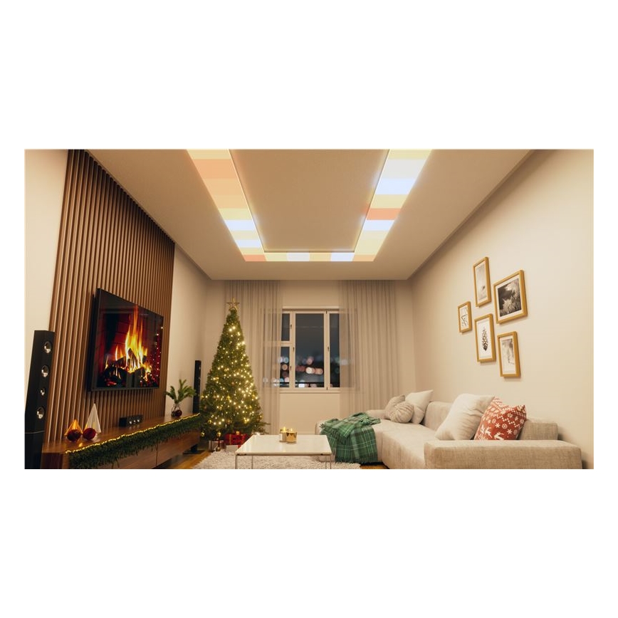 Nanoleaf - Conjunto de extensiones LED RGBW Lámpara regulable SKYLIGHT LED/16W/230V 2700-6500K Wi-Fi