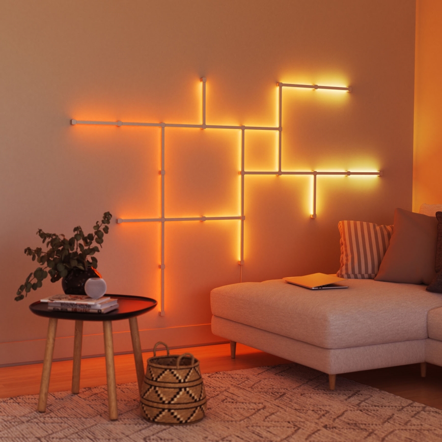 Nanoleaf - Extensión JUEGO 3x LED RGBW Rieles regulables LED/2W/230V 1200-6000K Wi-Fi