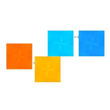 Nanoleaf - SET 4x LED RGB Panel regulable CANVAS LED/1W/230V Wi-Fi