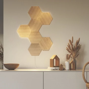 Nanoleaf - SET 7x Panel LED regulable HEXAGONS LED/2W/230V Wi-Fi