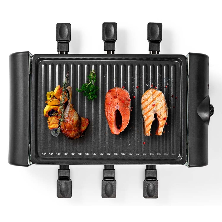 Raclette grill con accesorios 1000W/230V