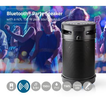 Altavoz recargable LED 210W/4400 mAh IPX5