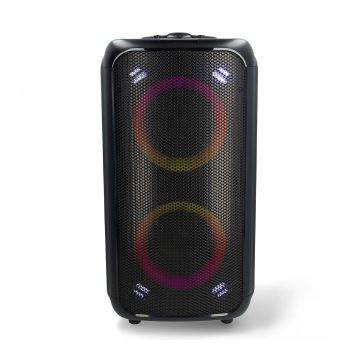 Altavoz LED RGB recargable 240W/4000 mAh + control remoto