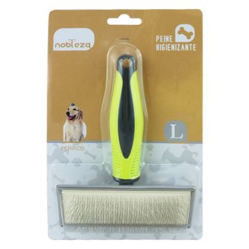 Nobleza - Peine para perros Verde 11,5 cm