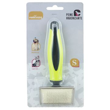 Nobleza - Peine para perros Verde 6,3 cm