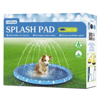 Nobleza - Piscina para perros con fuente de agua diá. 1,4m