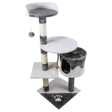 Nobleza - Rascador para gatos 111,5x60x56,5 cm gris